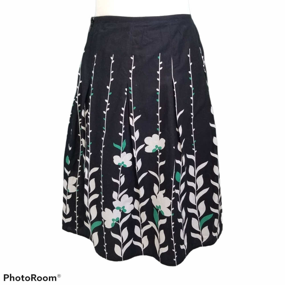 Apt 9 Floral Print A-Line Skirt - Picture 2 of 4
